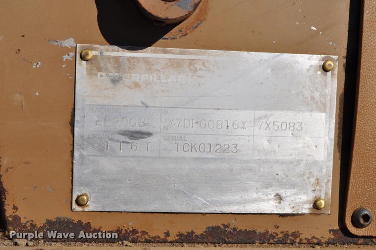 image for item L5062 1989 Caterpillar EL200B excavator