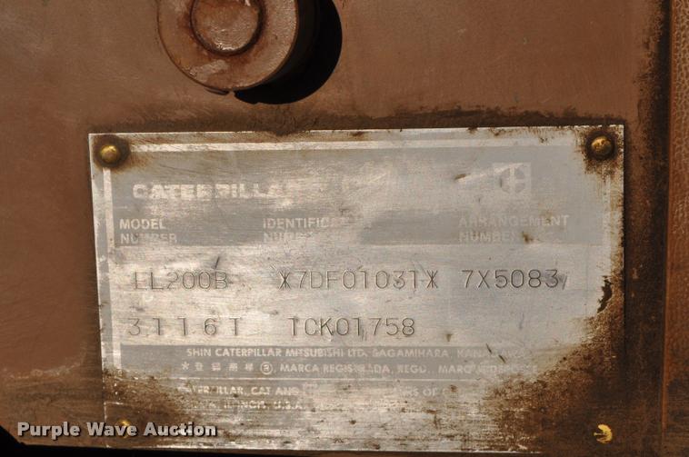 image for item L5063 1990 Caterpillar EL200B excavator