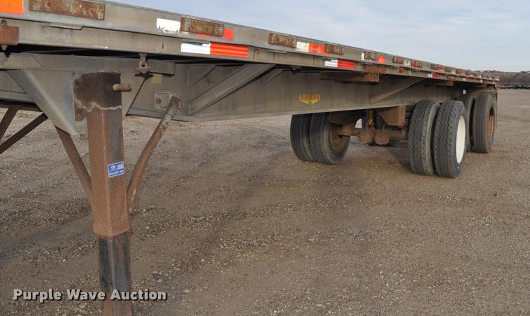 image for item L5064 1977 Raven 54028 flatbed trailer