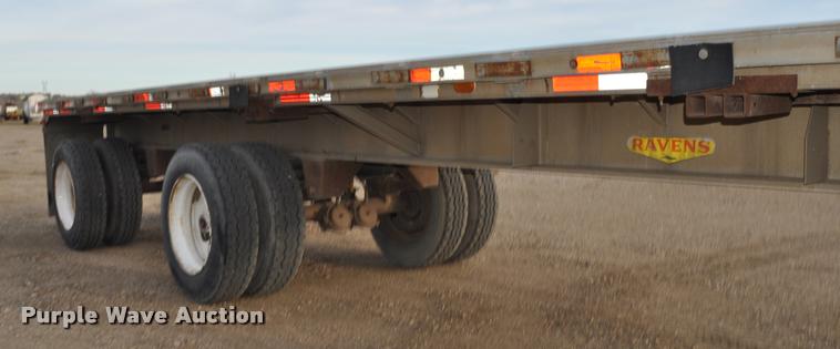 image for item L5064 1977 Raven 54028 flatbed trailer