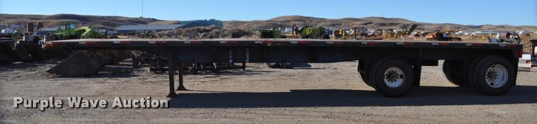 image for item L5073 1978 Transcraft TL-42 flatbed trailer