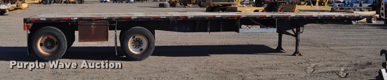 image for item L5073 1978 Transcraft TL-42 flatbed trailer