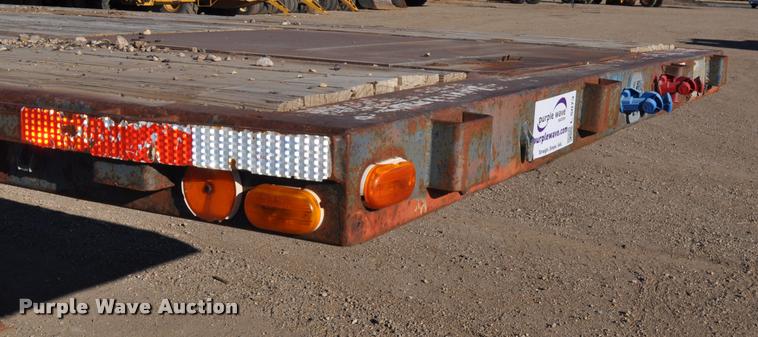 image for item L5073 1978 Transcraft TL-42 flatbed trailer