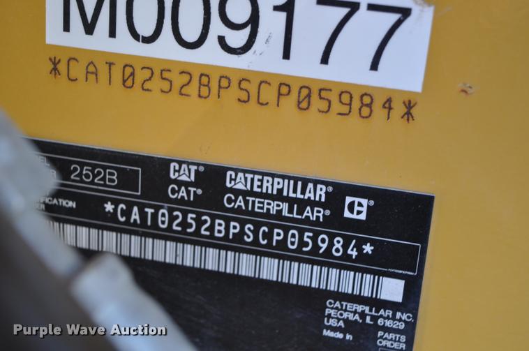 image for item L5078 2009 Caterpillar 252B skid steer