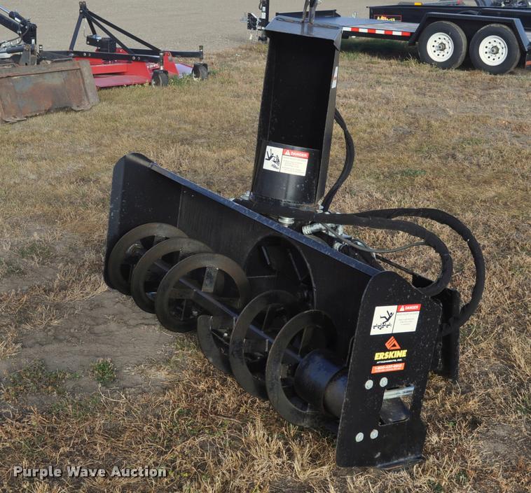 image for item L5090 2010 Erskine skid steer snow blower