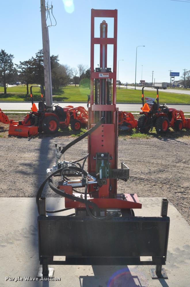 image for item L5098 2013 Shaver HD12 skid steer post driver