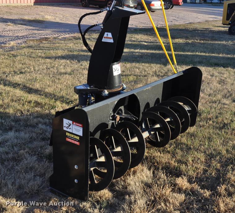 image for item L5105 Erskine 2410FM skid steer snow blower