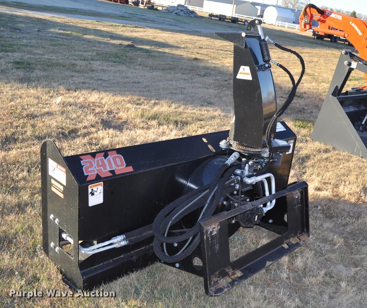 image for item L5105 Erskine 2410FM skid steer snow blower