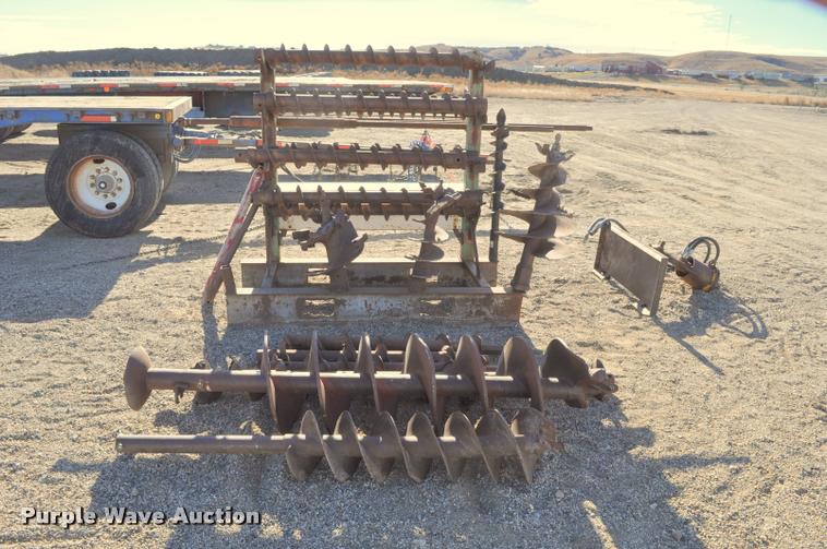 image for item L5134 Skid steer hydraulic boring motor and augers