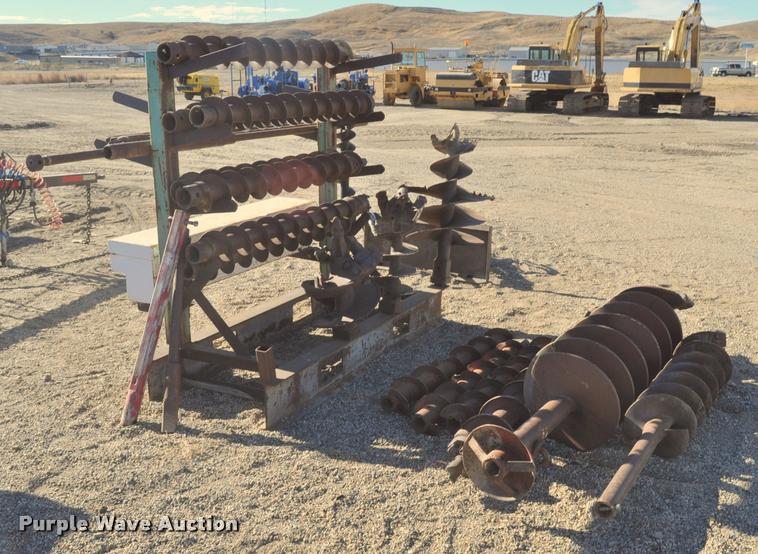 image for item L5134 Skid steer hydraulic boring motor and augers