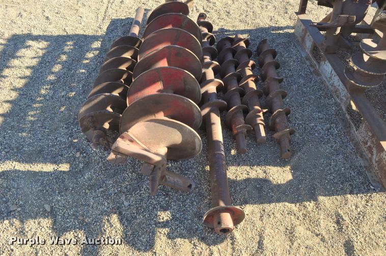 image for item L5134 Skid steer hydraulic boring motor and augers