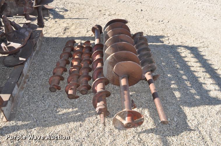 image for item L5134 Skid steer hydraulic boring motor and augers