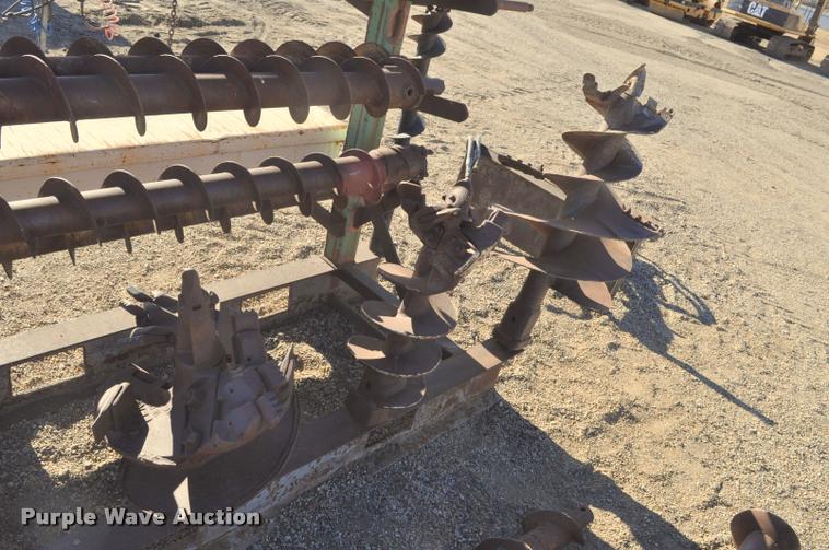 image for item L5134 Skid steer hydraulic boring motor and augers