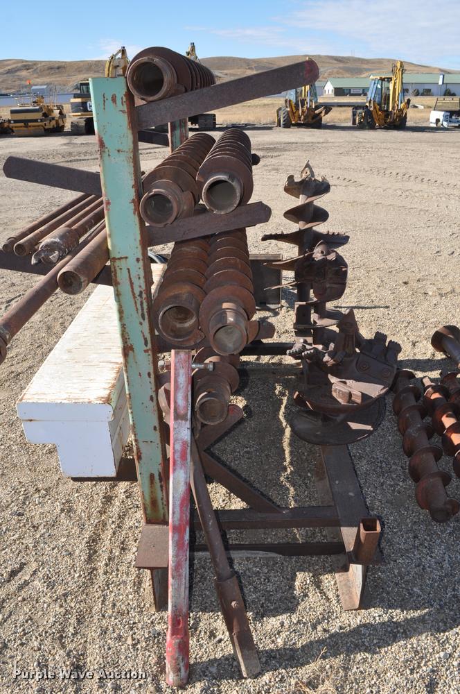 image for item L5134 Skid steer hydraulic boring motor and augers