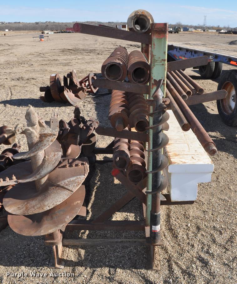 image for item L5134 Skid steer hydraulic boring motor and augers