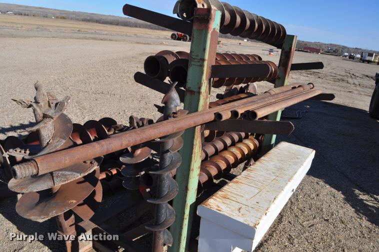 image for item L5134 Skid steer hydraulic boring motor and augers