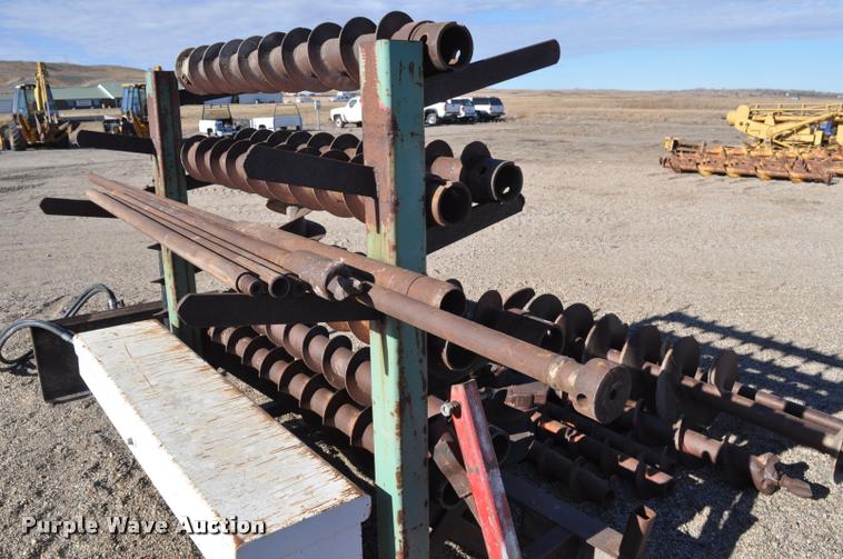 image for item L5134 Skid steer hydraulic boring motor and augers