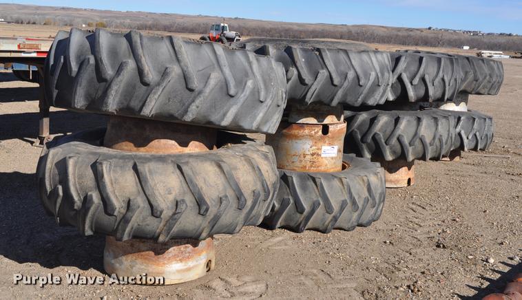 image for item L5136 (8) Case 20.8-34 dual tires and wheels
