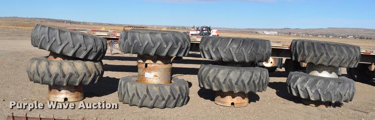 image for item L5136 (8) Case 20.8-34 dual tires and wheels