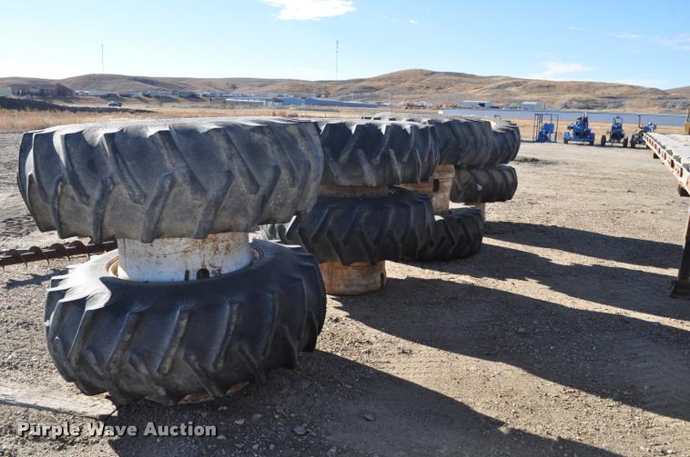 image for item L5136 (8) Case 20.8-34 dual tires and wheels