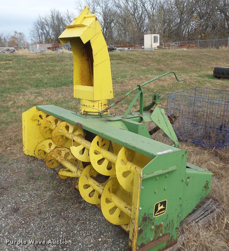 John Deere 275 snow blower in Baldwin City, KS Item BW9614 sold