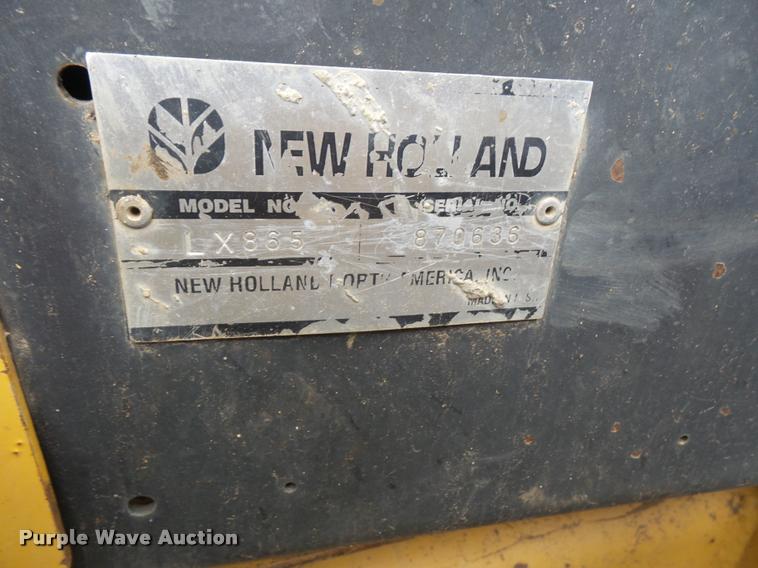 image for item DA3839 1995 New Holland LX865 skid steer