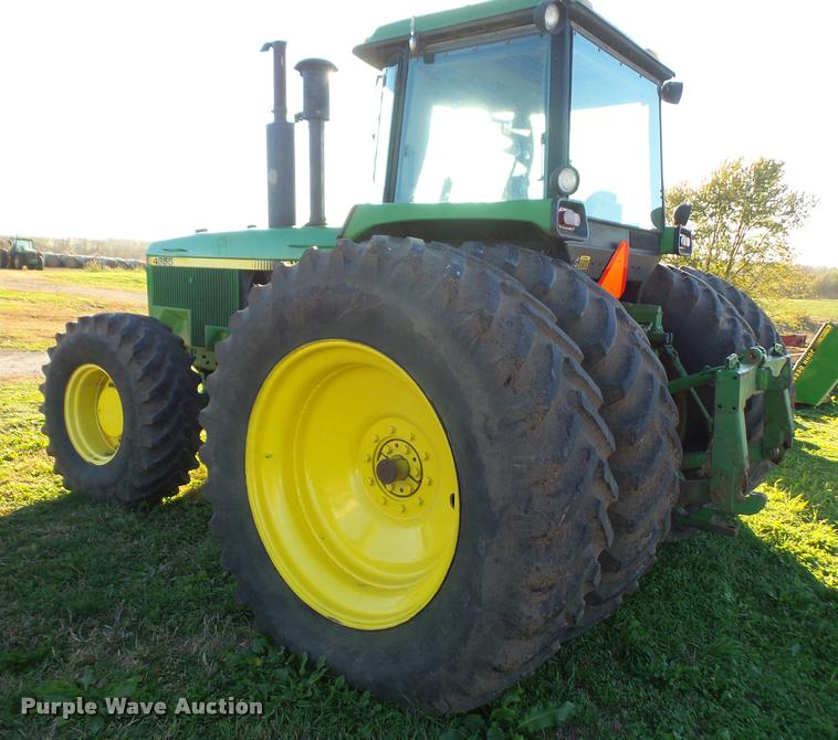 image for item DA3870 1989 John Deere 4955 MFWD tractor
