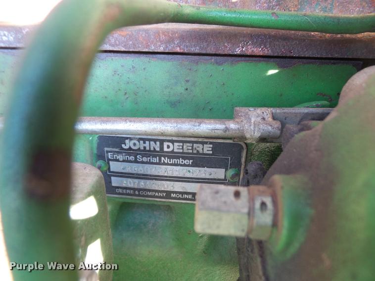 image for item DA3870 1989 John Deere 4955 MFWD tractor