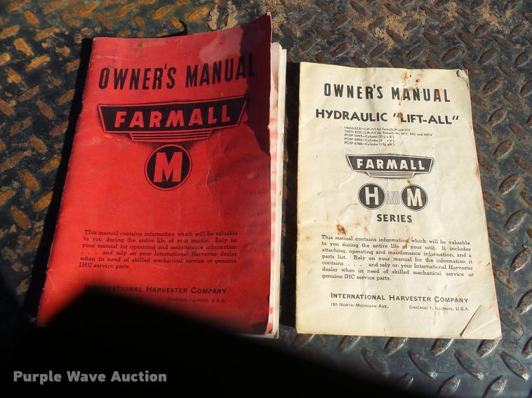 image for item DA4746 1942 Farmall M tractor