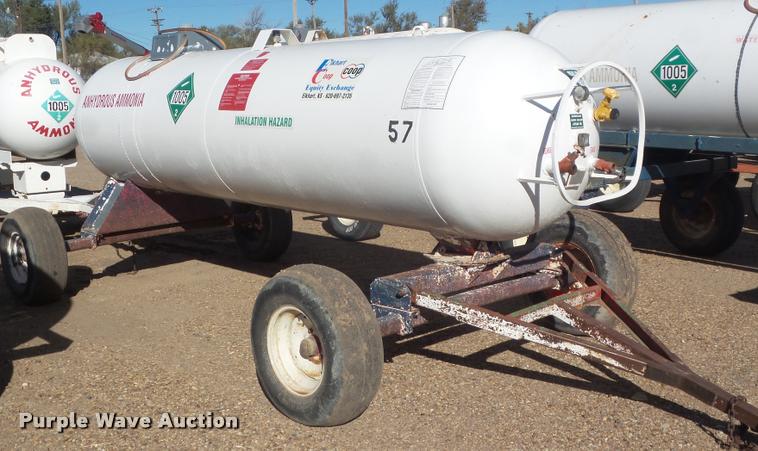 Anhydrous ammonia tank in Elkhart, KS | Item DB3680 sold | Purple Wave