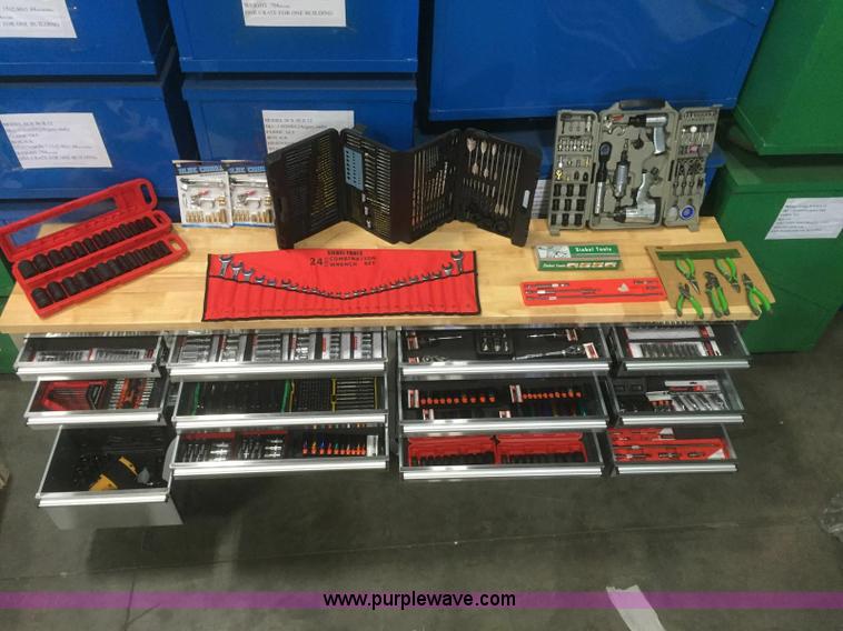 image for item F1594 24 drawer stainless steel work station