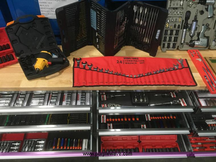 image for item F1594 24 drawer stainless steel work station