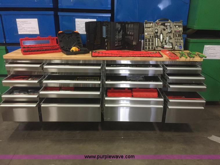 image for item F1594 24 drawer stainless steel work station
