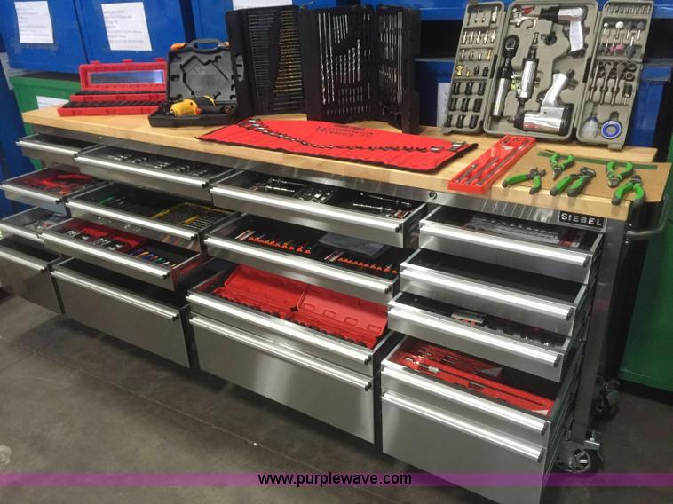 image for item F1594 24 drawer stainless steel work station