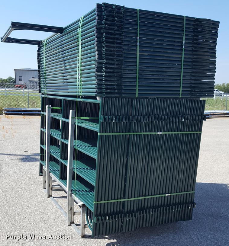 image for item F1610 (56) five bar corral panels