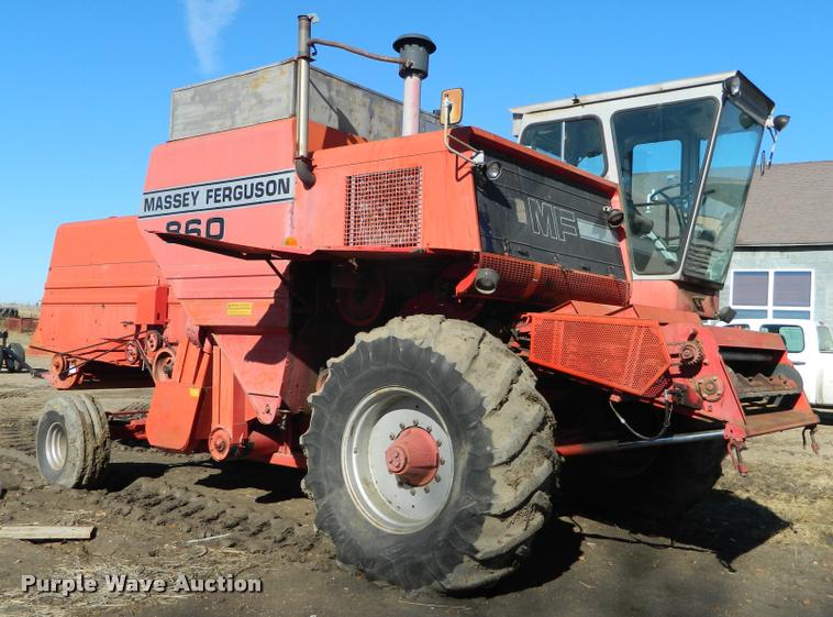 image for item J5028 1985 Massey-Ferguson 860 combine