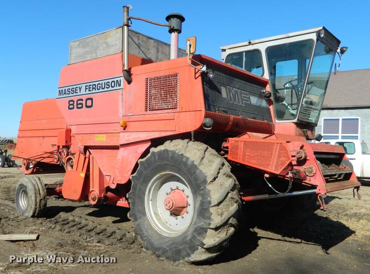 image for item J5028 1985 Massey-Ferguson 860 combine