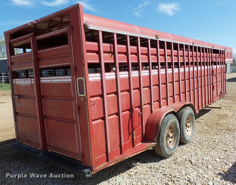 image for item K5164 1989 Travalong livestock trailer