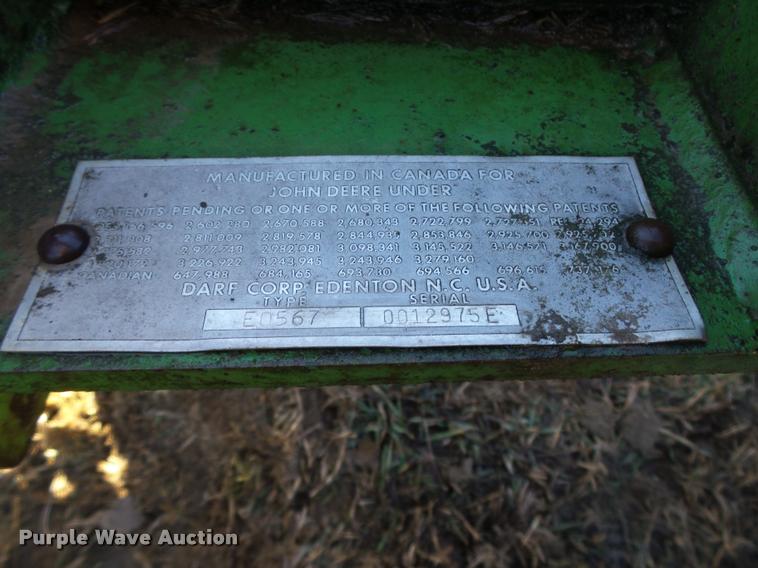 image for item L4138 John Deere 567 hay rake