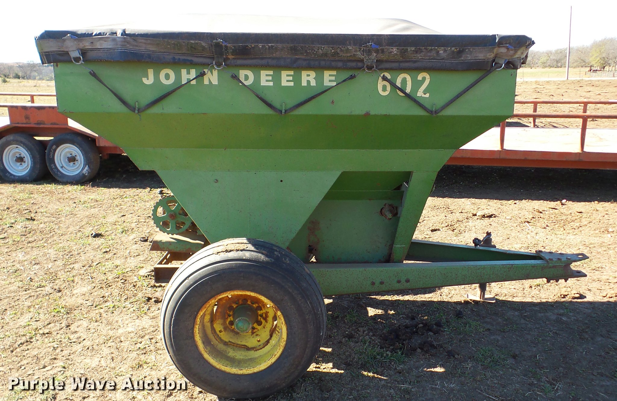 John Deere 6025 spreader in Cedar Point, KS Item DB5260 sold Purple