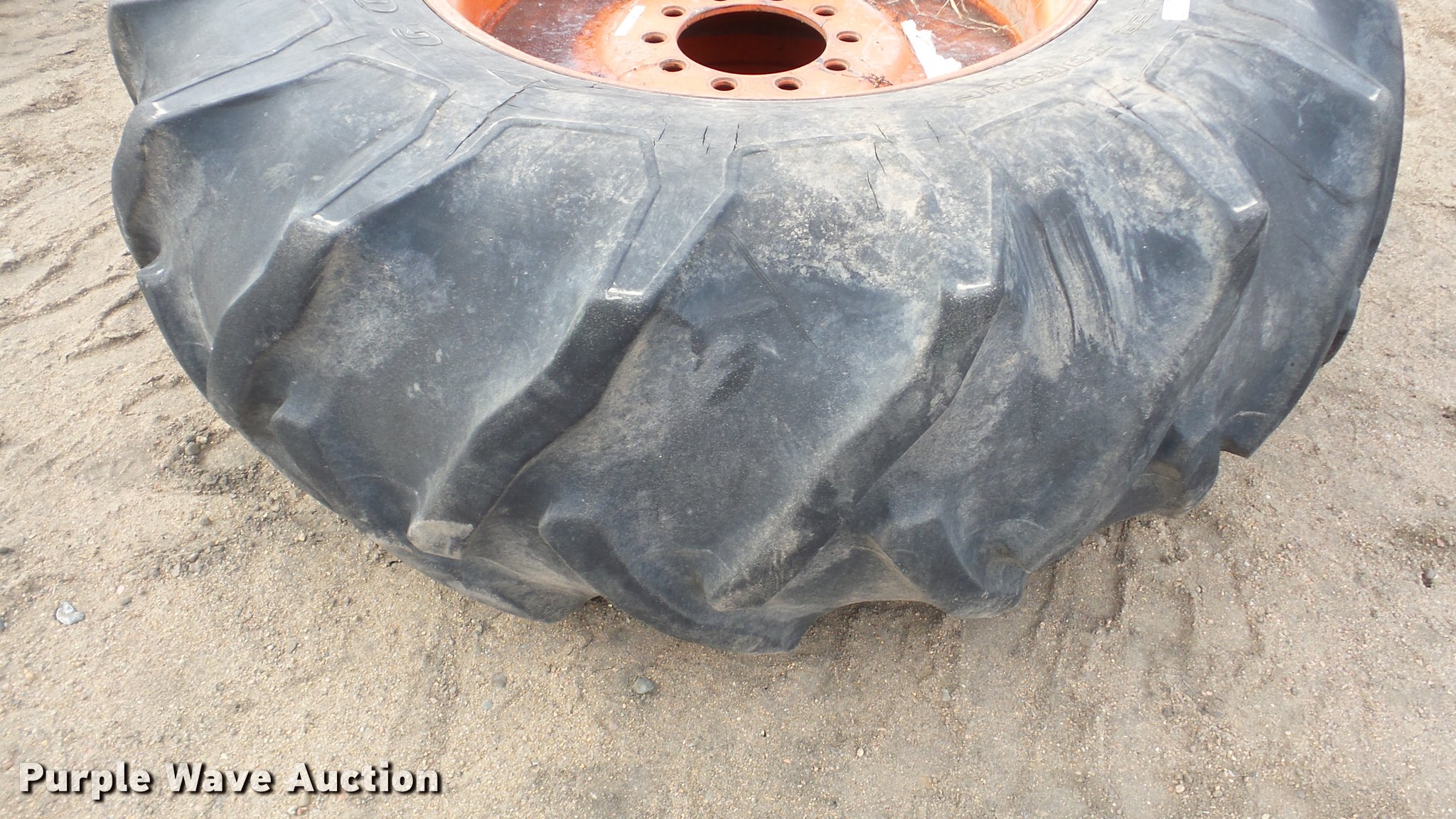 Goodyear 23.134 tire and wheel in Kinsley, KS Item DG9053 sold