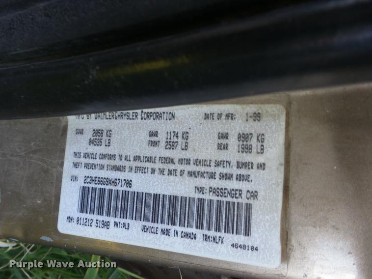 image for item AG9154 1999 Chrysler 300M