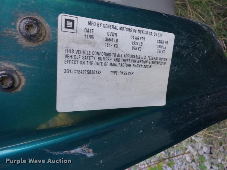 image for item AG9155 1996 Chevrolet Cavalier