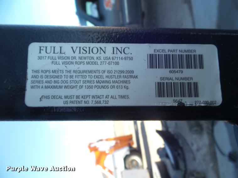 image for item BW9128 2015 Hustler FasTrak 933432 lawn mower