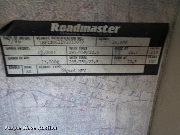 image for item BZ9242 1997 Monaco Executive RV