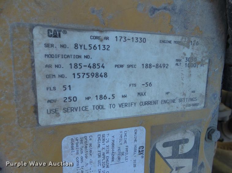 image for item BZ9939 2000 Chevrolet C7500 flatbed truck