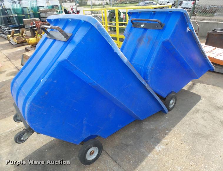 image for item CA9300 (2) Bayhead poly trash carts