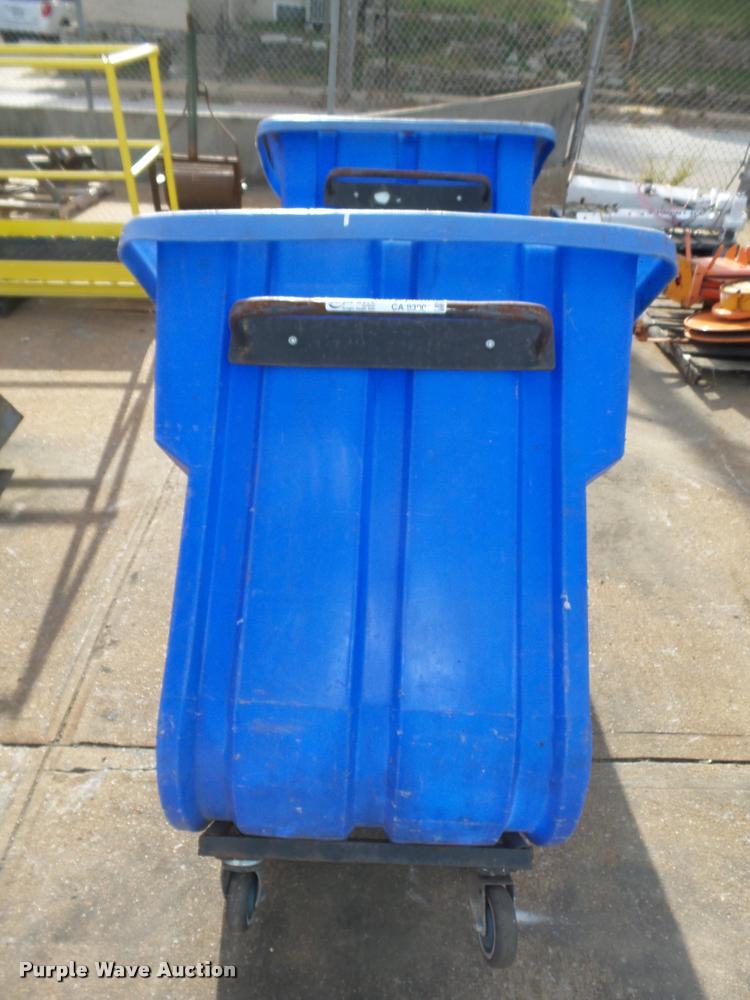 image for item CA9300 (2) Bayhead poly trash carts