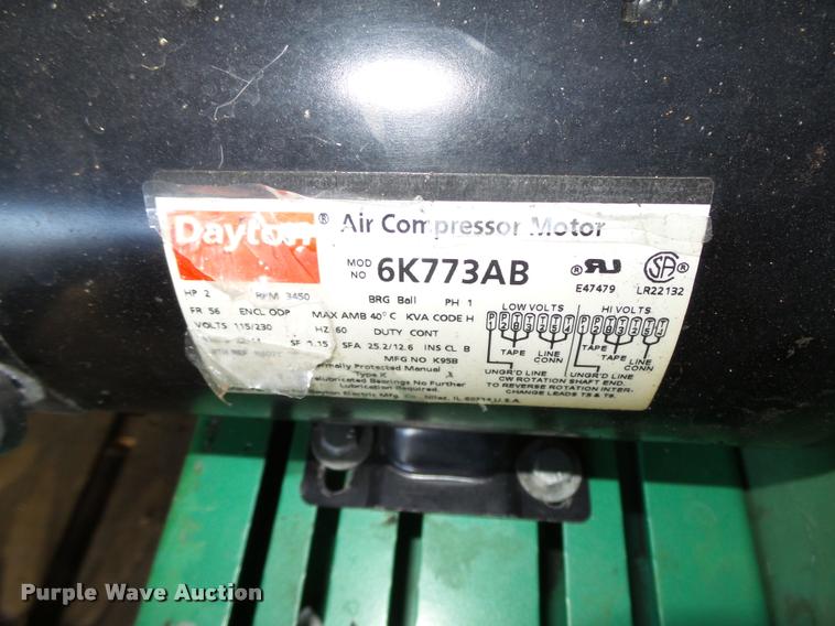 image for item CA9324 2001 Melben air compressor