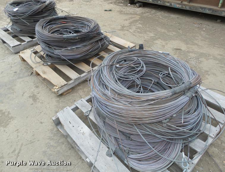 image for item CA9327 (54) rolls of 1/4" wire rope